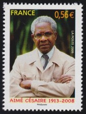 2009 FRANCE N°4352** AIME CESAIRE POETE et HOMME POLITIQUE MNH