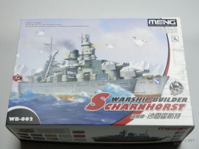 Meng Model WB-002 Warship Builder Scharnhorst (Q Edition) Cute Free Shipping