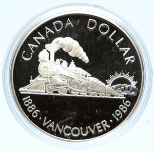希少】1986年 EXPO カナダバンクーバー万国博物館 純銀メダル Medal