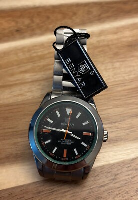 BENYAR BY-5176M  Men Automatic Watch 41mm  Black  Oyster