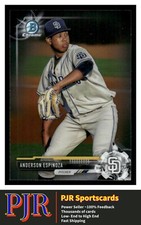 2017 Bowman #BCP54 Anderson Espinoza San Diego Padres Chrome Prospects