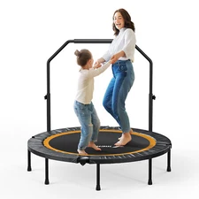 MERACH New 48'' Rebounder Mini Trampoline Adult, Fitness Trampolines for Adults