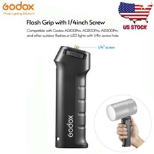 US Godox FG-100 1/4 inch Screw Flash Handle Grip For AD100 200 300 Pro LED Light