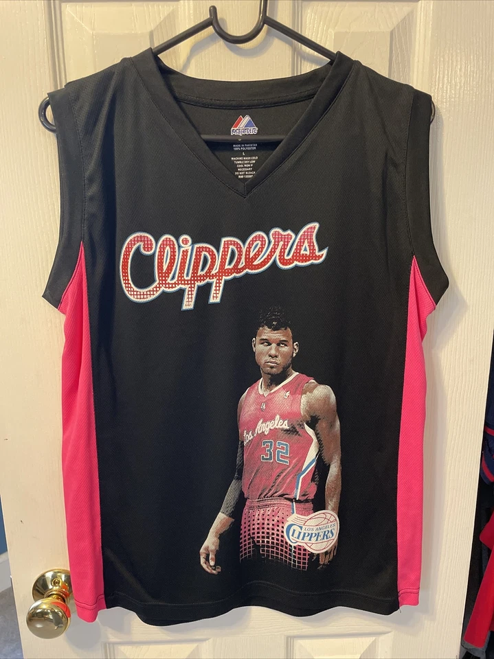 Blake Griffin Los Angeles Clippers Majestic Mujer’s Jersey Negro Talla Grande Foto 2 de 2