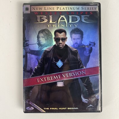 Blade Trinity Extreme Version DVD, 2005 2-Disc Set Includes Comic