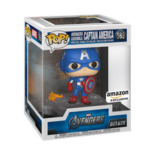 Funko Pop! Deluxe: Marvel - Avengers Assemble: Captain America - Amazon...