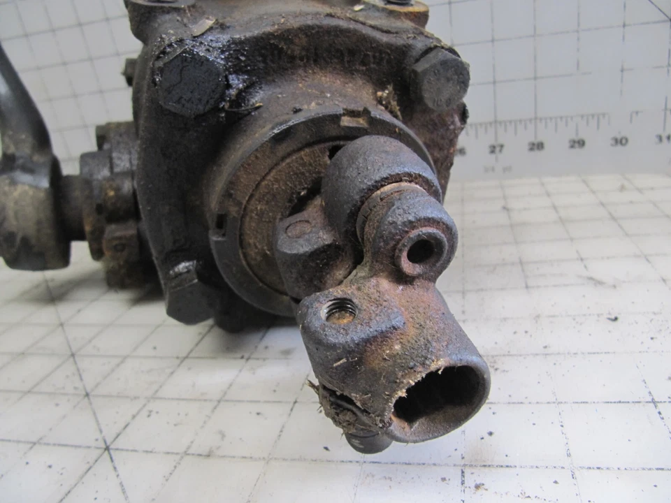 Caja de cambios de dirección Mercedes Benz 1976 W115 240D OM616 116461001 usada envío a EE. UU. Foto 3 de 4