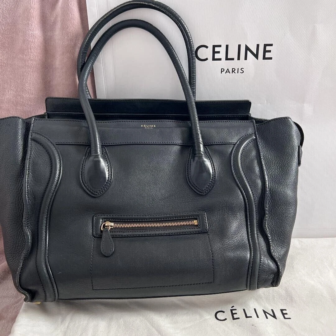 Celine Luggage Bag Phantom Shopper brand bag Color Black branded