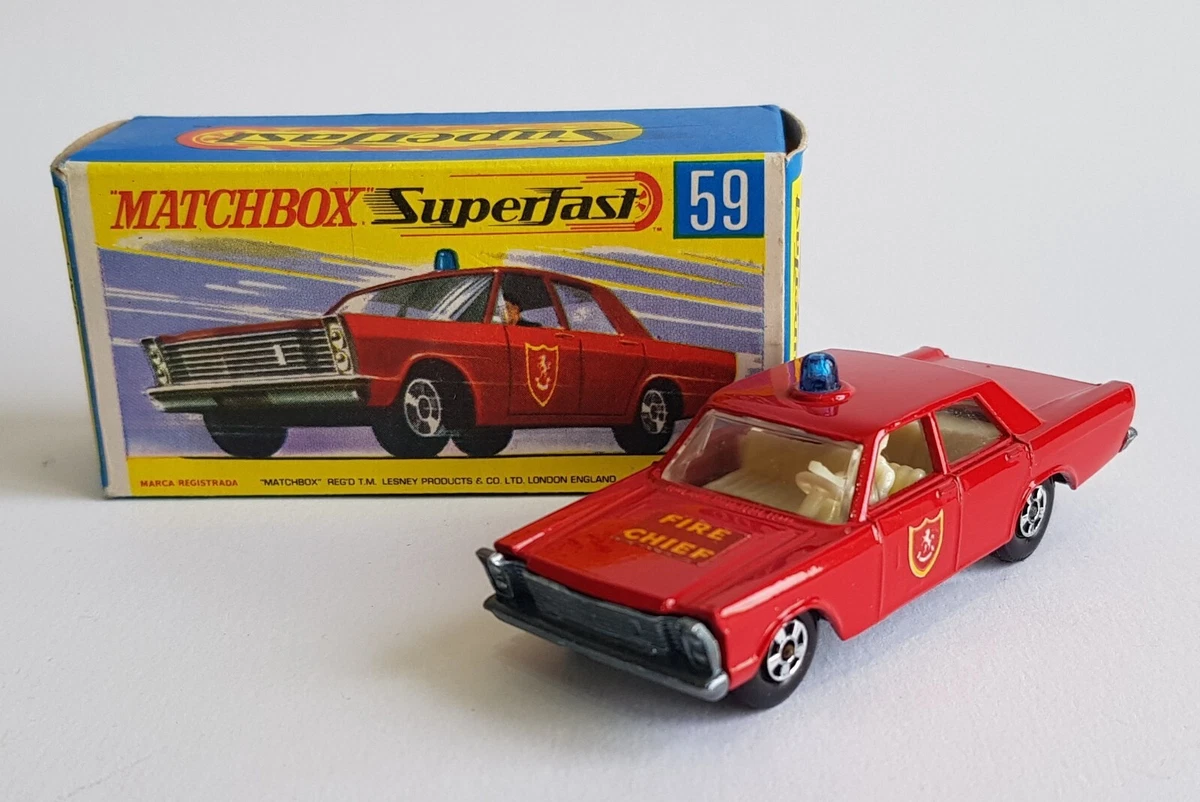 Matchbox 59 fire store chief car