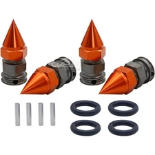 24mm Hex Hub Adaptor Extended Axle and Wheel Nut Cap Kit For 1/5 RV LT KM Rc Car