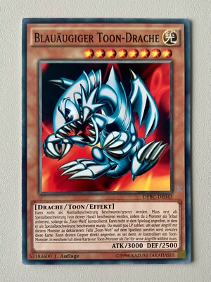 Yu-Gi-Oh! Blauäugiger Toon-Drache DPBC-DE043 Common Near Mint 1. Auflage deutsch