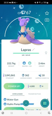 Pokemon Go Shiny Lapras Bogen 