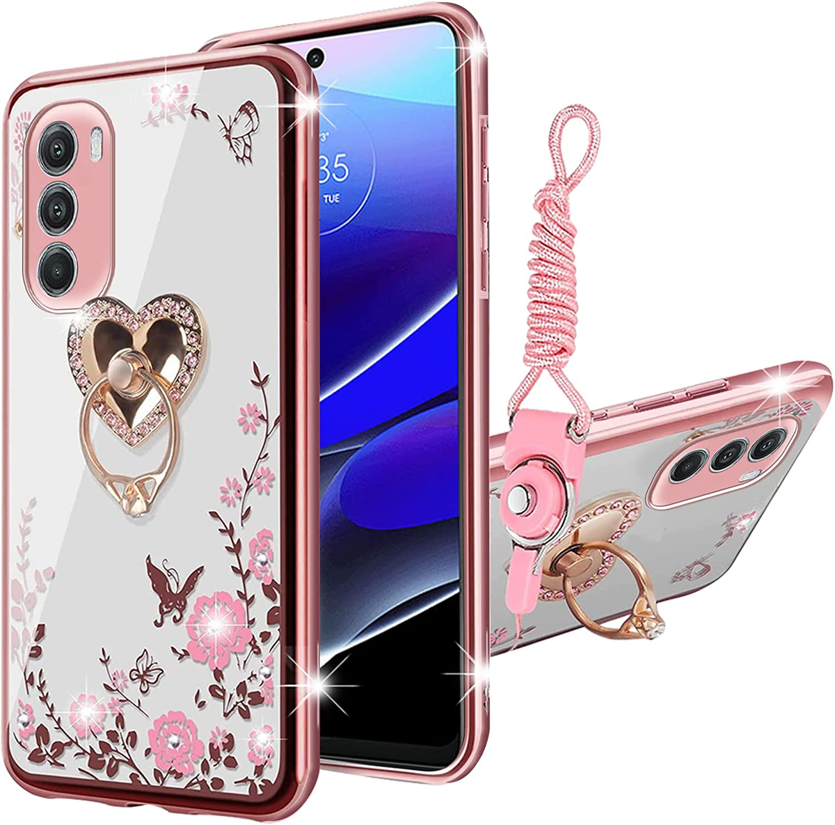 Moto G Stylus 5G 2022 Case for Women, Glitter Crystal Cute Bling Butterfly... Moto G Stylus 5G 2022 Case for Women, Glitter Crystal Cute Bling Butterfly...