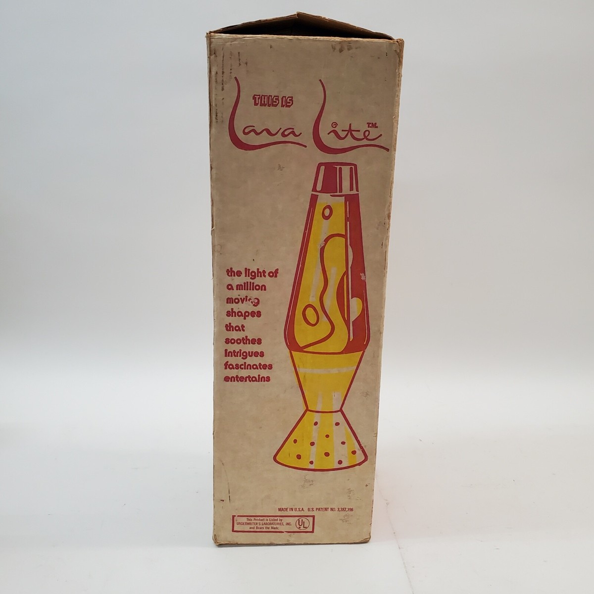 Vintage 1970s Lava-Simplex Lava Lite Original Box BOX ONLY *No