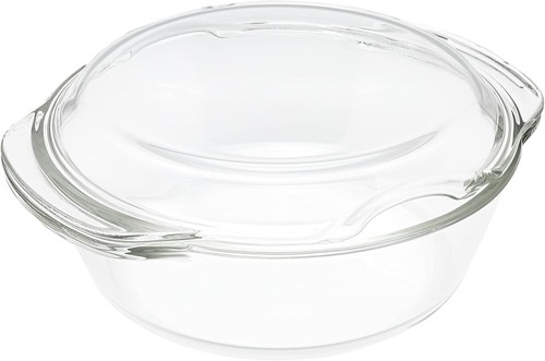 Vaporizador de alimentos de vidrio para microondas, vaporizador de verduras para microondas, 100 % vidrio, horno... - Imagen 8 de 10