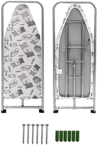 Duwee 37x98cm Wall Door Mounted Ironing Board Foldable Heat-Resistant Cover - Picture 1 of 7