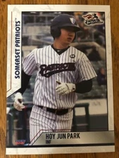 Hoy Jun Park 2021 Choice Somerset Patriots #19 Athletics Yankees Rookie RC