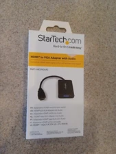 StarTech HDMI to VGA Video Adapter Converter w/ Audio - PC/Laptop/