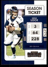 Drew Lock 2021 Panini Contenders #28 Broncos NFL READ FREE SHIPPING AutographDen