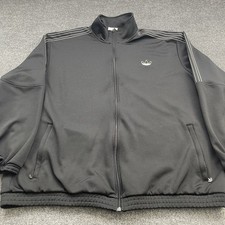 Adidas Originals Tracksuit Jacket Mens 2XL Black Firebird Track Trefoil 2020