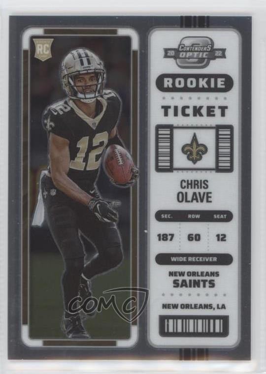 2022 Panini Contenders Optic Rookie Ticket Chris Olave #65 0mq0