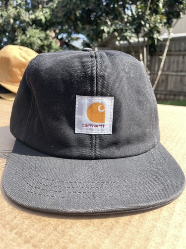 Vintage Carhartt Ear Flap Hat Duck Canvas Thermal Size L - Picture 6 of 9