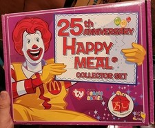2004 McDonald  s 25th Anniversary Complete Set Of 12 Teenie Beanie Babies Boxed