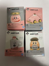 Bandai Ichiban Kuji Kirby Caf  E Prize Complete Set Magnet Figures Rare