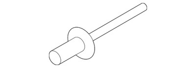 Genuine Porsche Rivet PAF-009-076