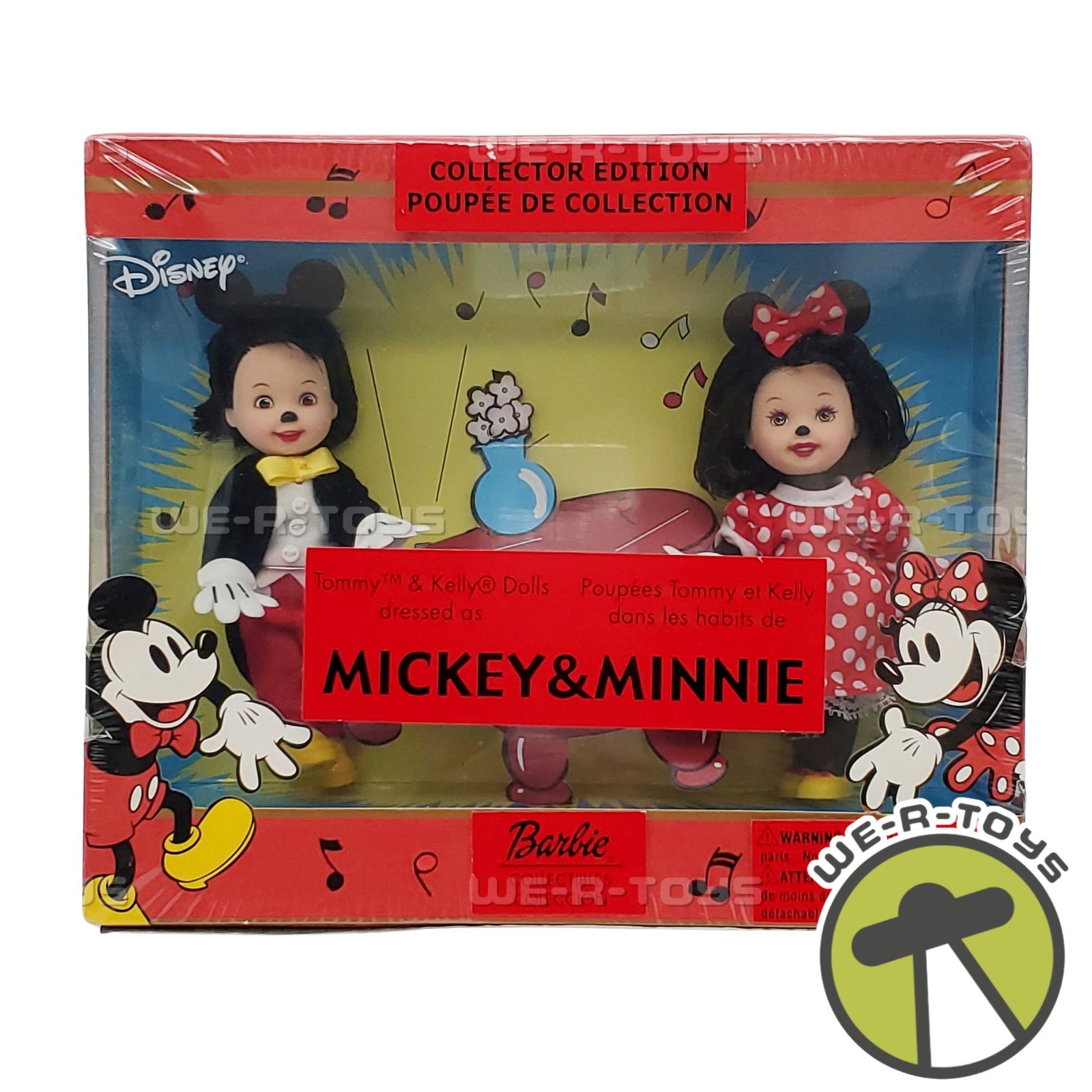 Tommy & Kelly Dressed as Disney's Mickey & Minnie 2002 Mattel 55502 NEW