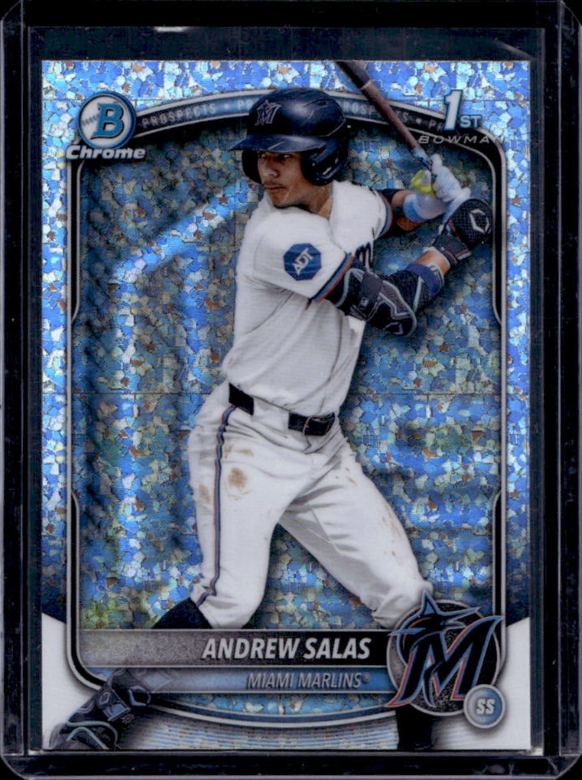 2025 Bowman Chrome Andrew Salas Mini Diamonds Refractor 1st #BCP-156