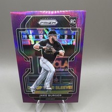 Panini 2022 Prizm Jake Burger #90 Purple Prizm Rookie Chicago White Sox MLB