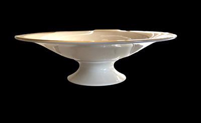Lenox Cream & Gold Eternal Pedestal Bowl 24K Gold