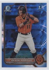 2022 Bowman Sapphire Edition Chrome Prospects Anthony Rodriguez #BCP-26 w5b