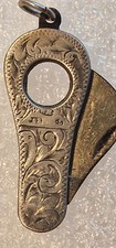 Antique Cigarette Cigar Cutter Sterling Silver "WM" circa 1750 - Uncertain name