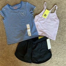 NWT Little Girl s All In Motion/Cat And Jack Athletic Bundle. Size 4/5