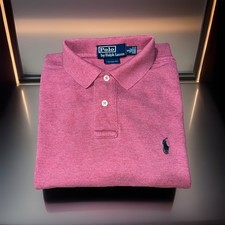 Polo Ralph Lauren Men s Small Shirt Pink Short Sleeve Custom Fit