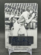 2023 Leaf Perfect Game Metal Nick Cucchi 1/1 Auto Black Printing Plate - UCF