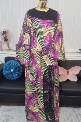 Ankara Ready To Wear Styled mit Spitzenmaterial 