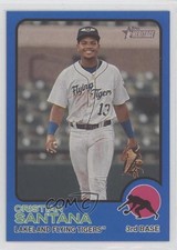 2022 Topps Heritage Minor League Edition Blue Border 68/99 Cristian Santana 0v3k