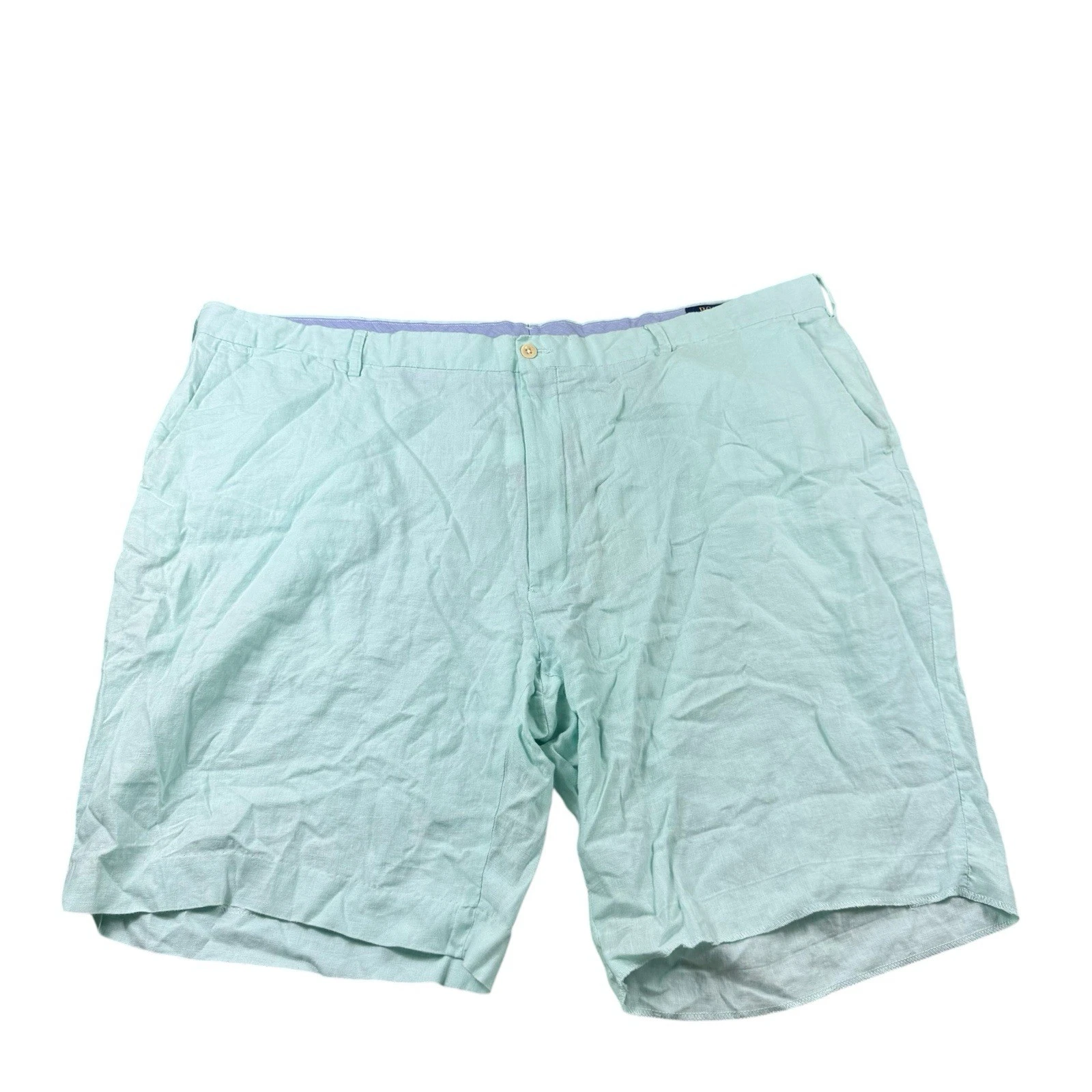 Polo Ralph Lauren Green Pure Linen Men’s Classic Fit Chino Short Size 48