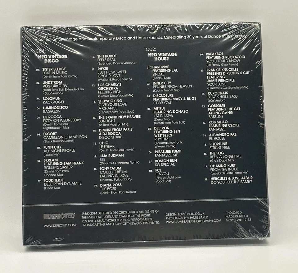 DIMITRI FROM PARIS In The House Of Disco [2XCD 2014 Defected] 37 Track Import🆕 - Image 4 of 4