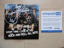 Gene Simmons "Kiss" Autographs Signed CD Case "Everytime I Look At You" ACOA