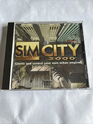 SimCity 3000 PC CD-ROM 1999 Maxis EA Vintage Simulation Computer Game Complete
