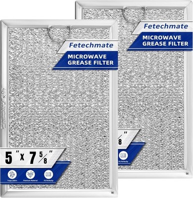 WB06X10309 WB06X10359 Microwave Grease Filter Fit GE LG Kenmore 7.5'' X5''- 2 Pack