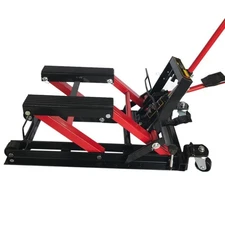 Motorcycle ATV Jack Lift Stand Quad Dirt Street Bike Hoist 1500 Lbs