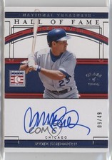 2020 National Treasures Hall of Fame Signatures 9/49 Ryne Sandberg Auto HOF 5uu