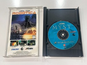 4 Sega Saturn Games (Black Fire, Fighting Vipers, Hyper 3D Pinball, Myst) Lot 24