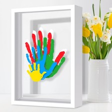 Family Handprint Kit - DIY Keepsake Frame for Parents, Grandparents, and Gifts