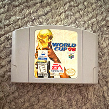 EA SPORTS World Cup 98 Nintendo 64 N64 Game Cartridge, E, NTSC-U/C